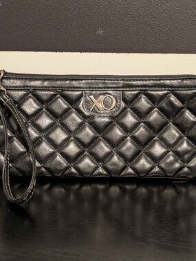 Black XO Wristlet